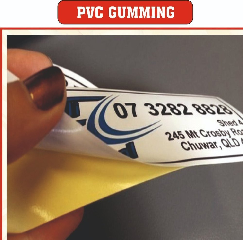 PVC Stickers Printing Services, Size: 13 X 19 Inch