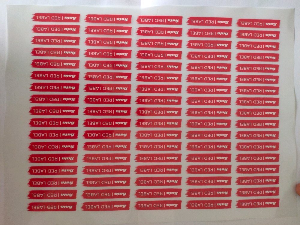 Red Pvc Printing Sticker Services, in PAN India