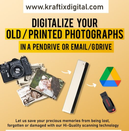In Kolkata Photo Scanning Services, Home Delivery
