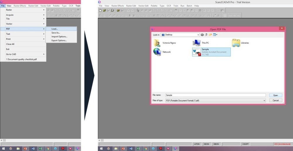 Scan Images To DXF File