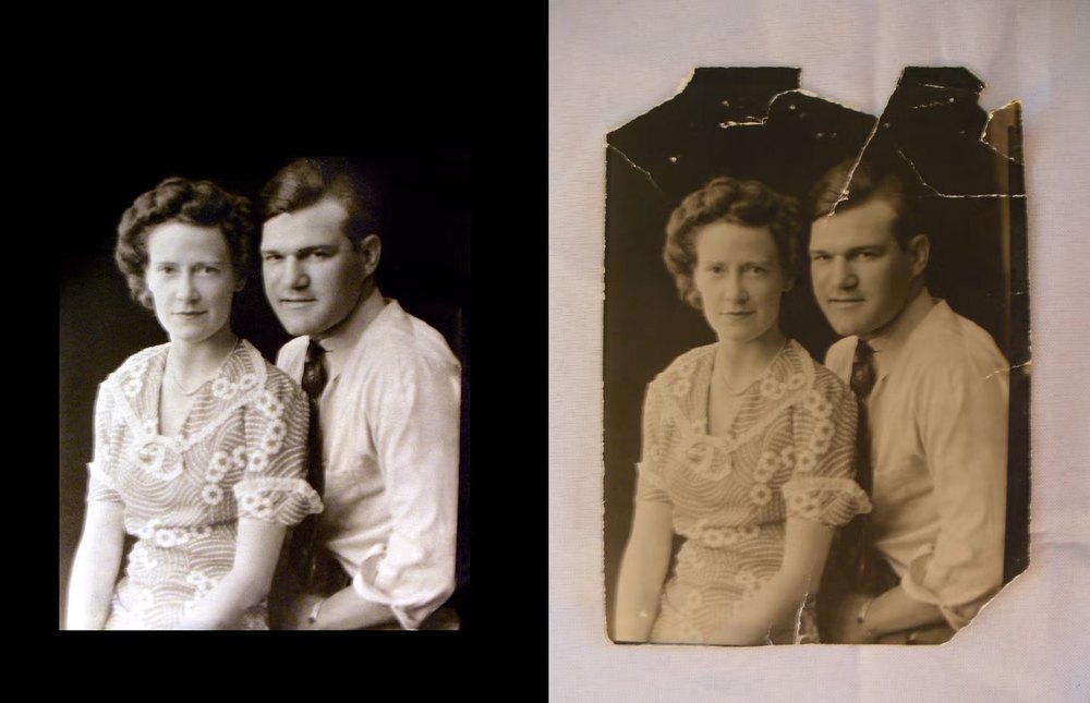 Photo Restoration Image Processing Services