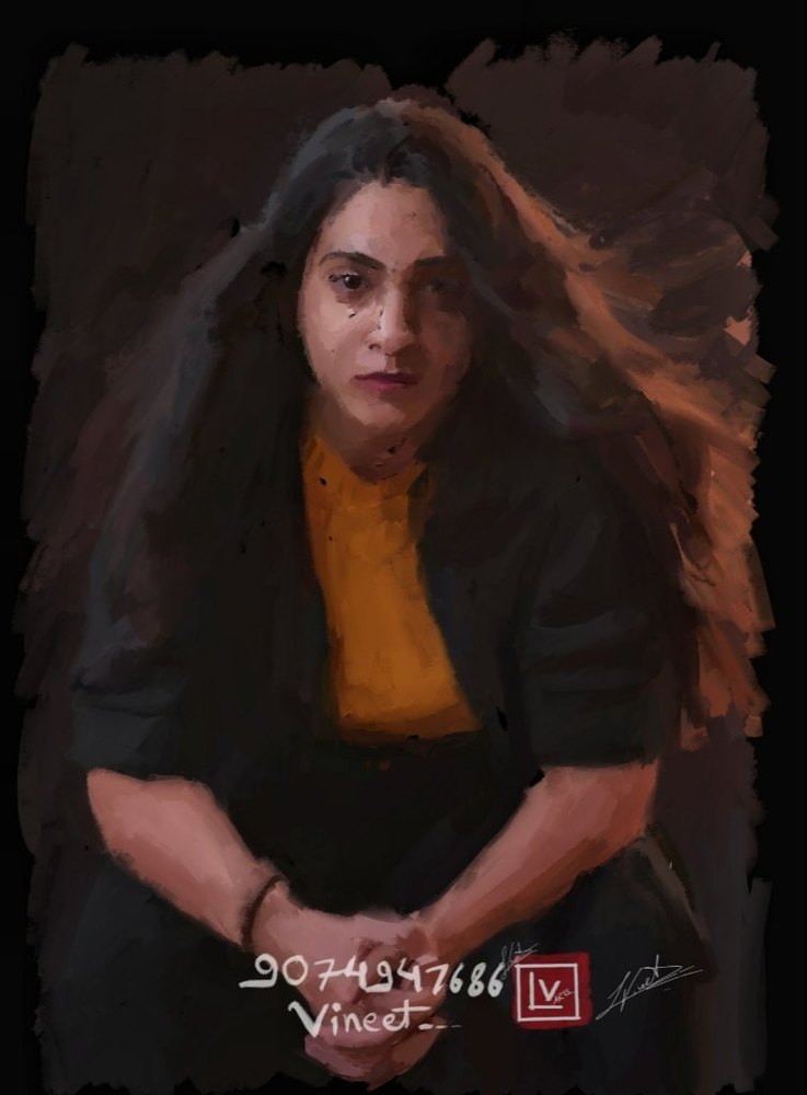 Non Digital Portrait Paintings