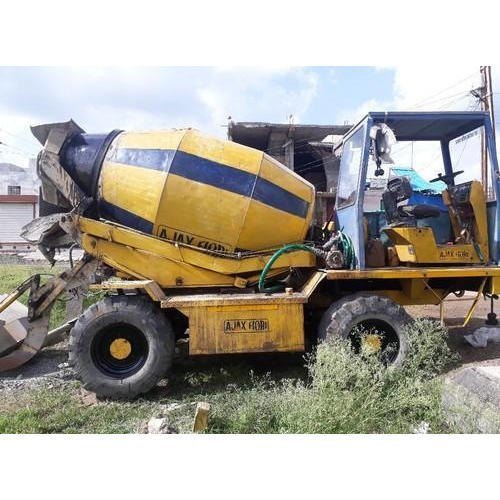 Diesel Engine Second Hand Ajax Fiori Concrete Mixer, Output Capacity: 480 Liters
