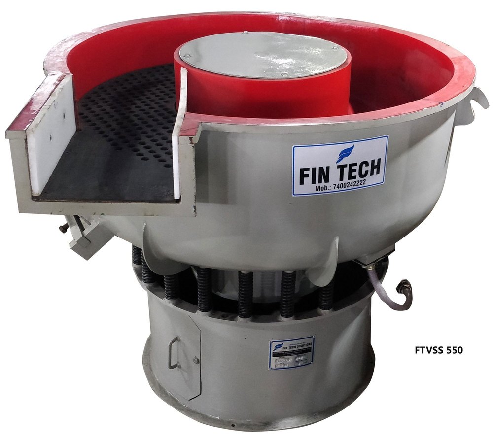 3 HP Cast Iron FTVSS 550 Bowl Vibratory Finishing Machine, Automation Grade: Fully-automatic, Color Coated