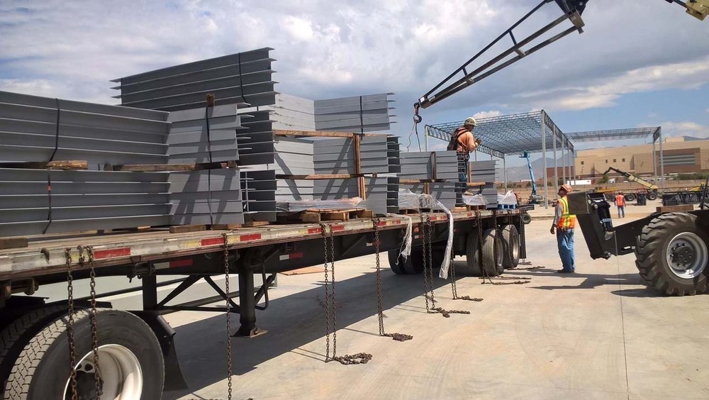 Truck Steel Material Transportation Service