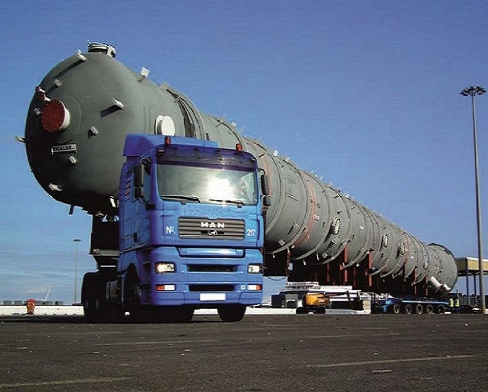 Container Truck Project Transportation Service