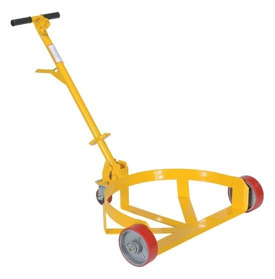 MS Three Wheel Drum Trolley, Capacity: Upto 500 KG