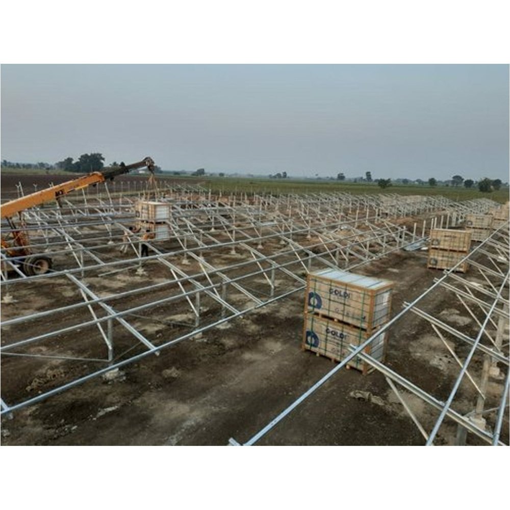 Offline Commercial MS Solar Piling Foundation Work, in India
