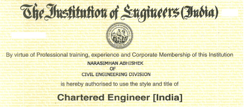 Civil Engineering Projects Chartered Engineer Services, Mumbai