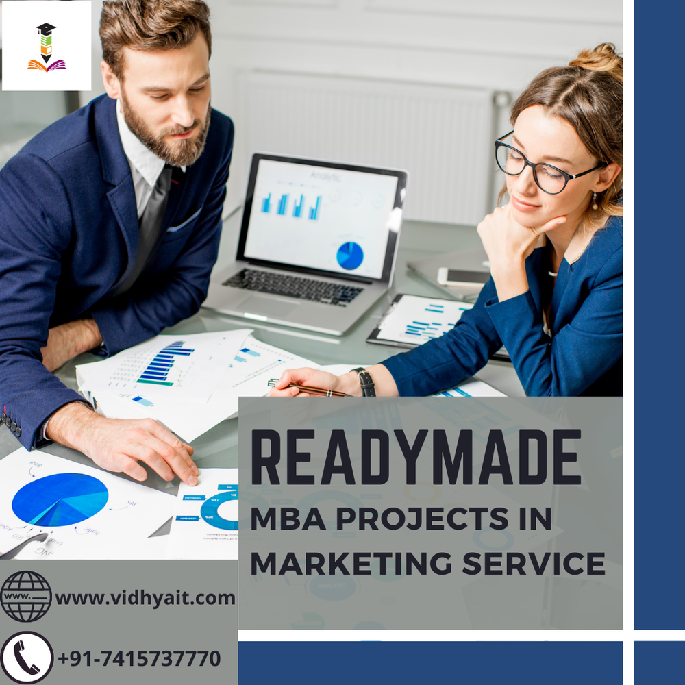 Readymade MBA Projects In Marketing Service