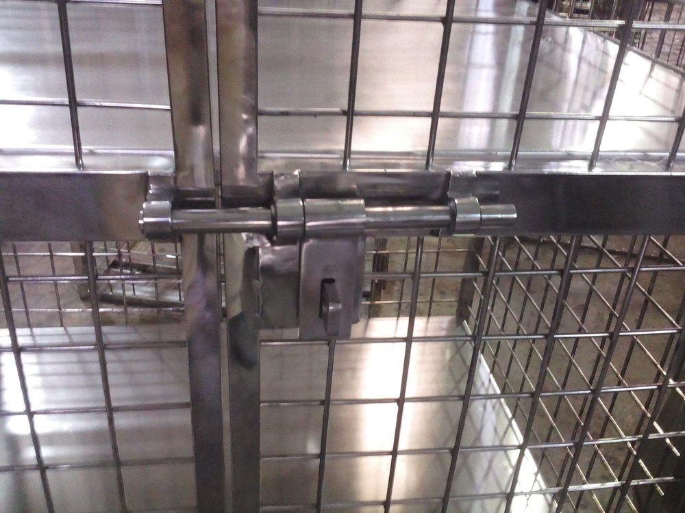 Stainless Steel Cage Trolley, Loading Capacity: 500KG, Model Name/Number: Tgpe