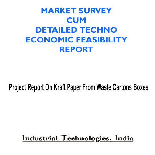 Project Report On Kraft Paper From Waste Cartons Boxes