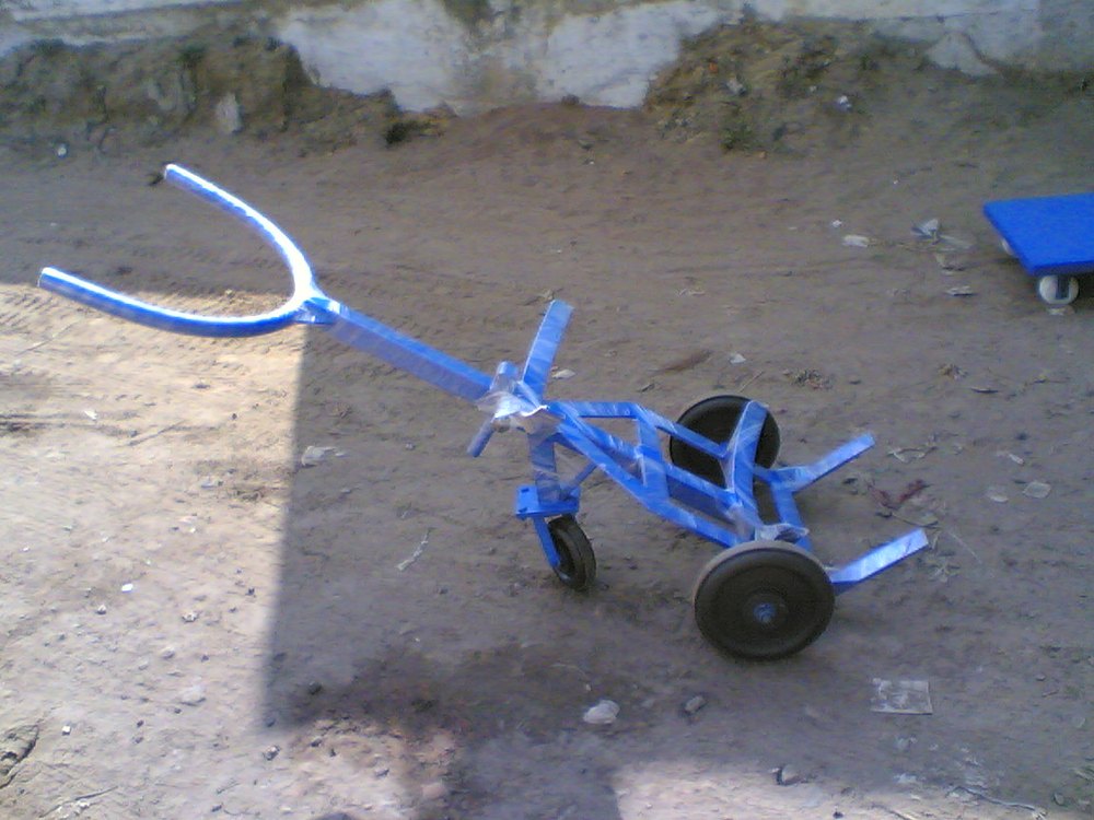 shreeji Three Wheel Drum Trolley