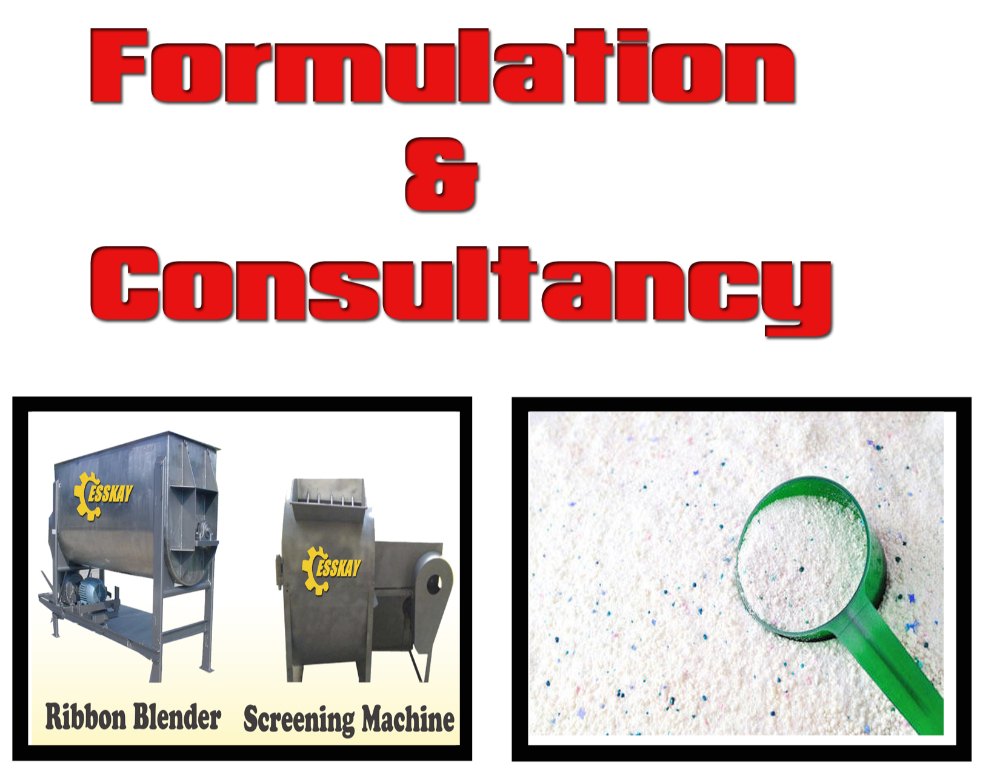 Detergent Formulation Consulting, Packaging Type: Packet