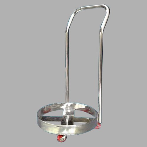 Stainless Steel Drum Trolley, For Industrial