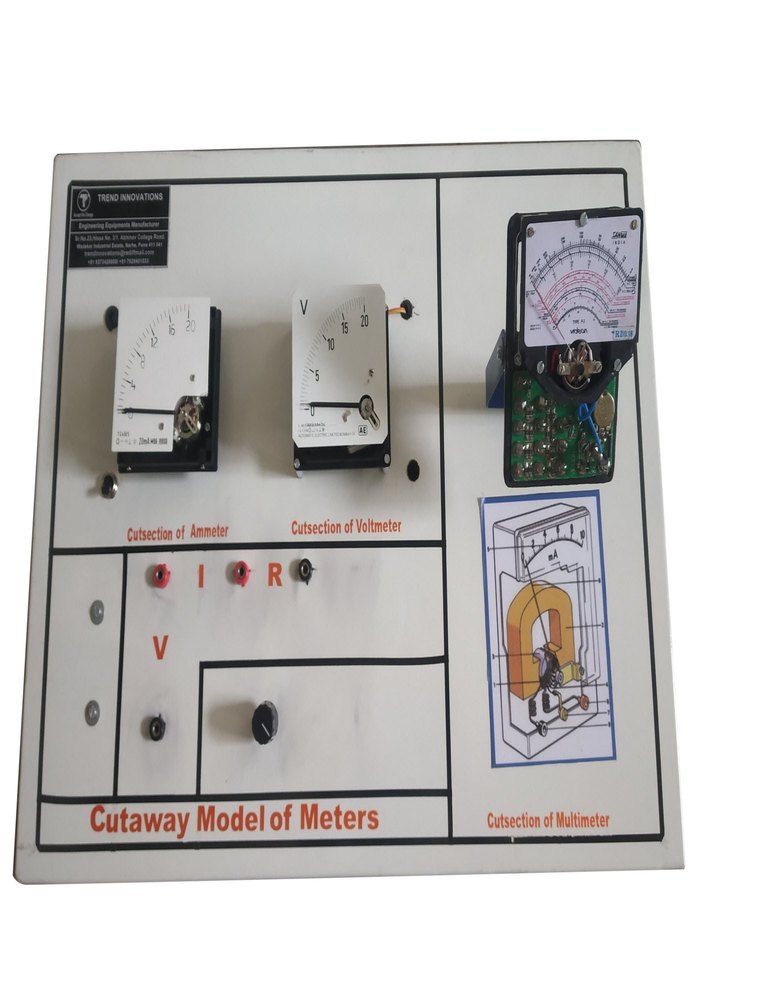 Mild Steel Cutaway Model Of Meters, Electric Motor