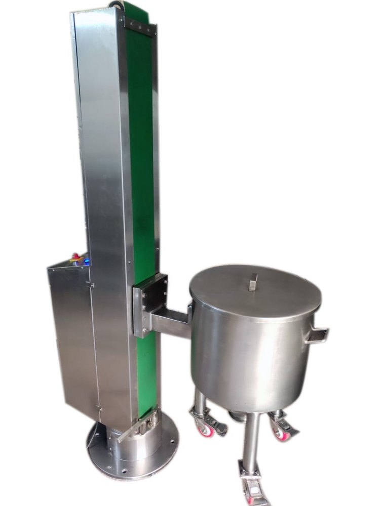 Stainless Steel Pharmaceutical & Food Bin Loader Lifter