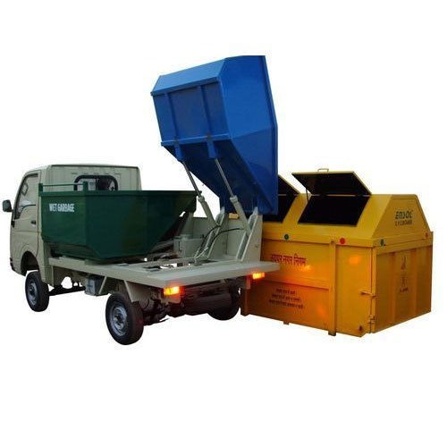 Bin Lifter With Hopper