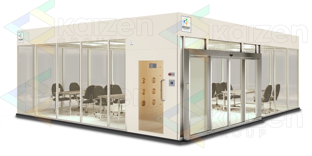 Kaizen Offline Modular Clean Room Project, For Pharmaceutical Industry, Glossy