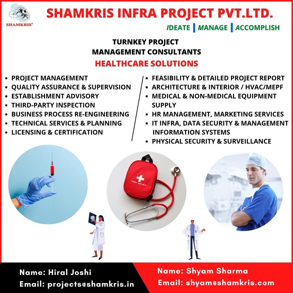 Offline Industrial Healthcare Project Consultancy, Pan India