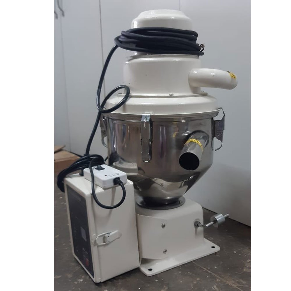 Carbon Brush Stainless Steel Hopper Vacuum Loader, For Industrial