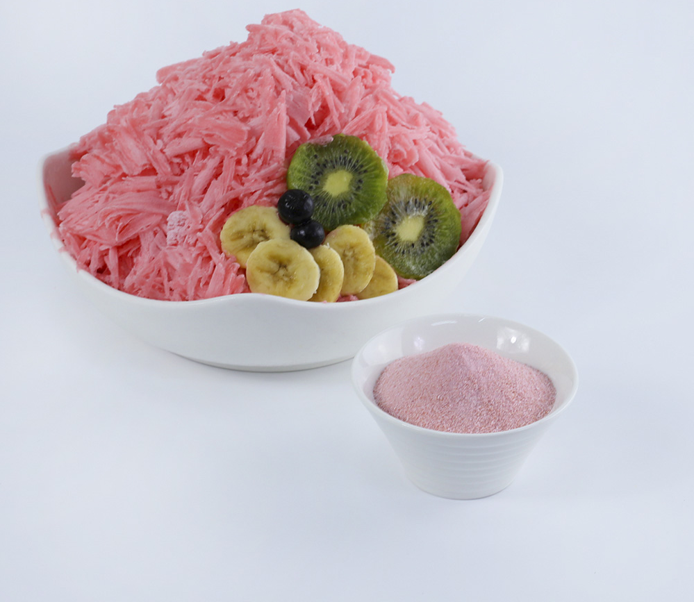 Vanilla Powder Ice Cream Mix - Strawberry Flavor