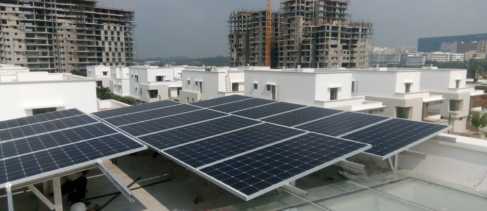 Residential Rooftop Solar PV Plant Turnkey Solutions, Capacity: 10 kW