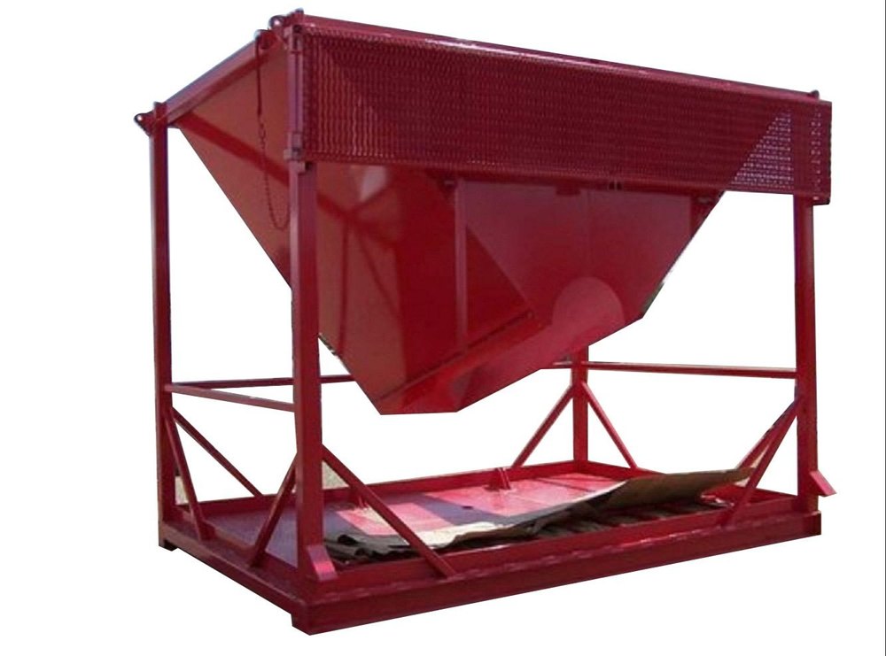 Mild Steel Feed Hopper, For Stone Storing, Weight Capacity: 2000 Kg