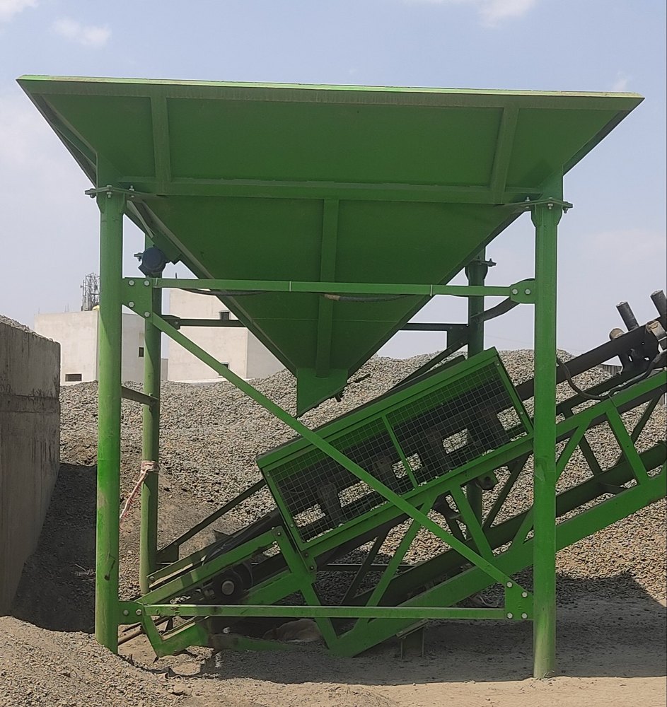 Mild Steel Hopper Bin, For Stone Storing, Weight Capacity: 100 Kg