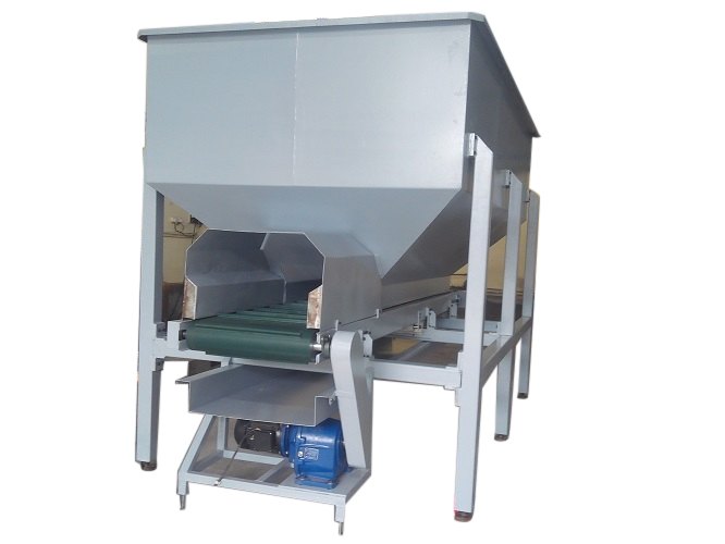 Fully Automatic Dumping Hopper With Conveyor, For Industrial