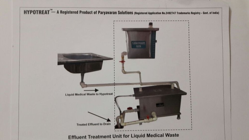 Treatment System for OT/Lab liquid waste, Commercial