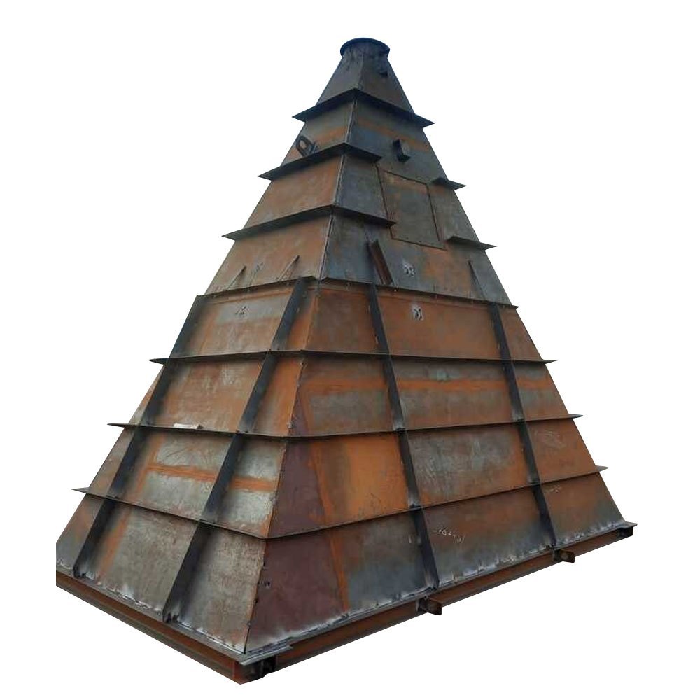 Mild Steel Hopper, For Dust Collecting, Weight Capacity: 1000 kg