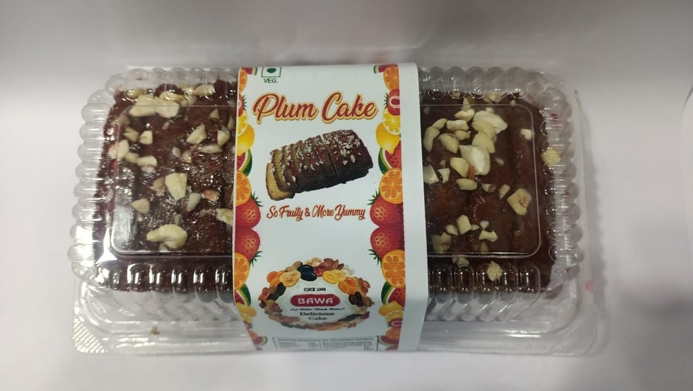 Fruit Flavour Plum Slice Cake, Weight: 200gm
