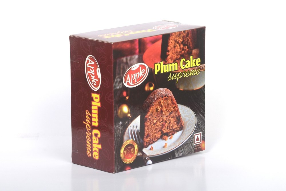 Round Plum Cake, Packaging Type: Box, Weight: 325g