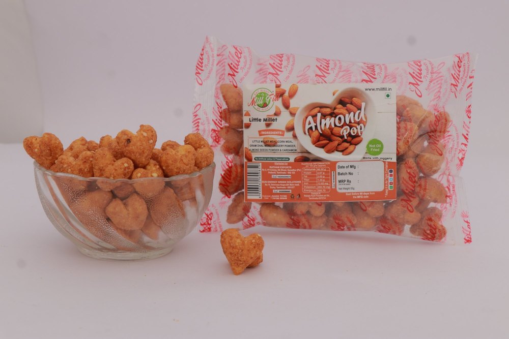 Millfill Millet Roasted Snack, Packaging Size: 55gm