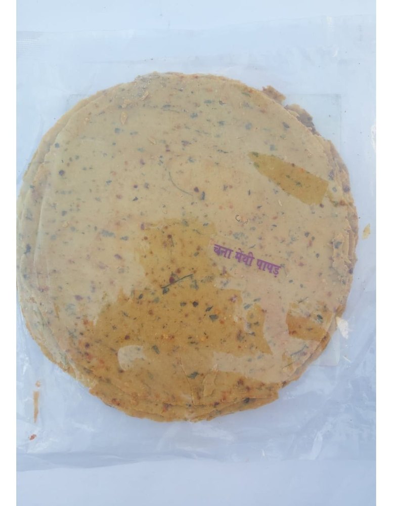 Chana Methi Appalam Papad, Packet, 1 Kg