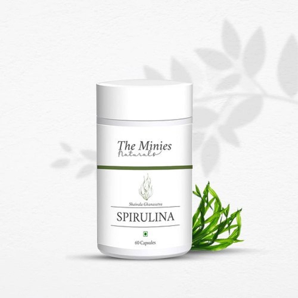 Minies Naturals Spirulina 60 Vegan Capsules