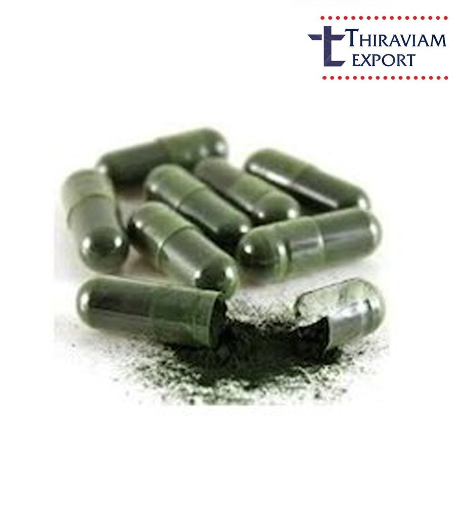 White Labeling Dark Green Spirulina Capsule, Treatment: Nil, 90 - 120 Capsules