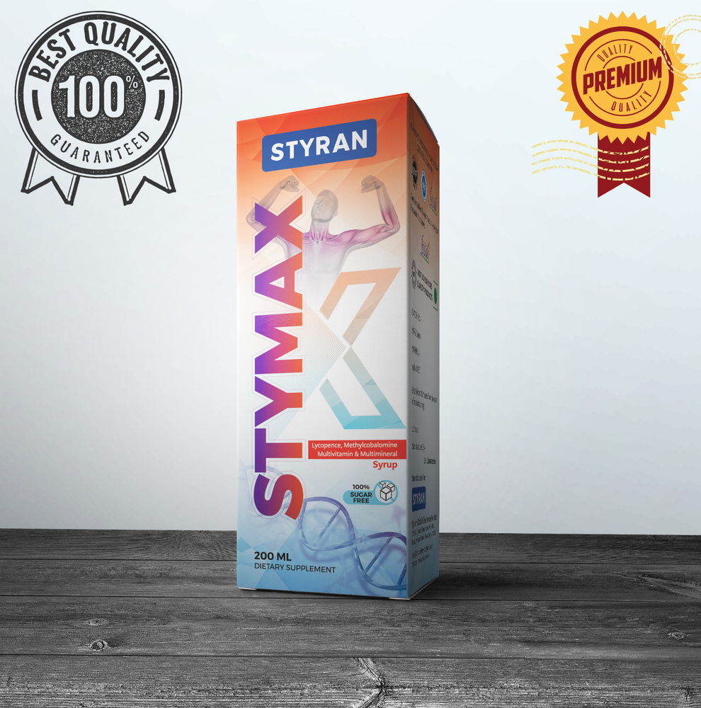 STYRAN STYMAX Multivitamin Multimineral Syrup, 200 ml