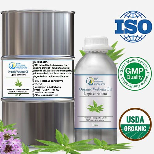 Organic Verbena Oil, Packaging Type: Aluminium Container & Drum, Packaging Size: 1, 5, 25 & 180 kg