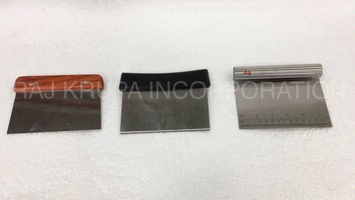 Stainless Steel Square Dough Scraper, For Bakery