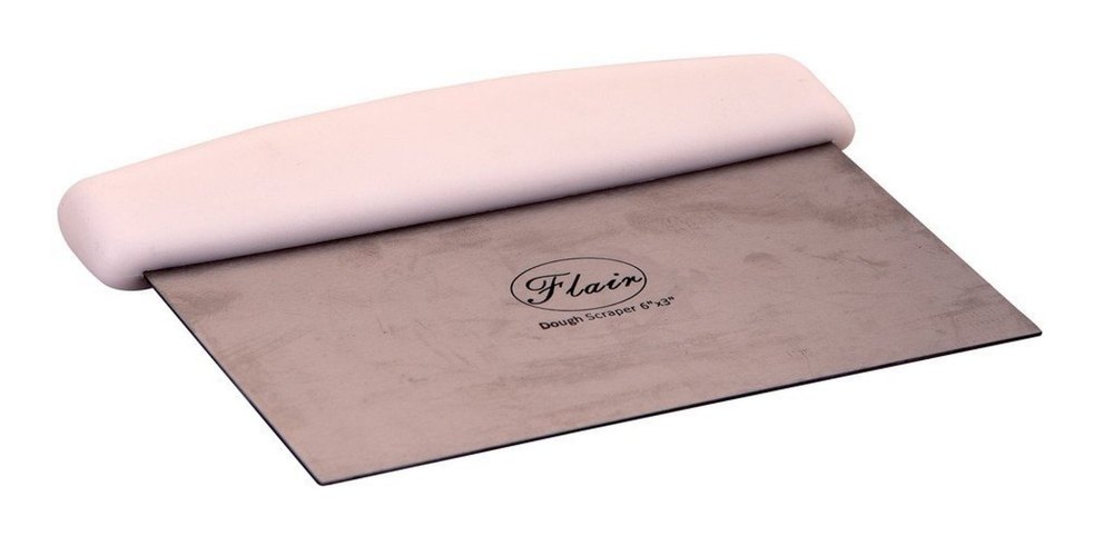 Stainless Steel Silver Flair Dough Scraper 6