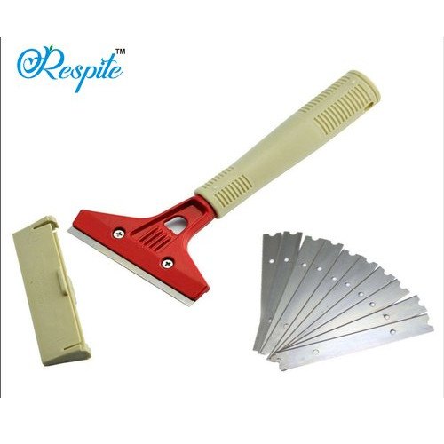ABS Plastic Red and White Floor Scraper, Packaging Type: Packet