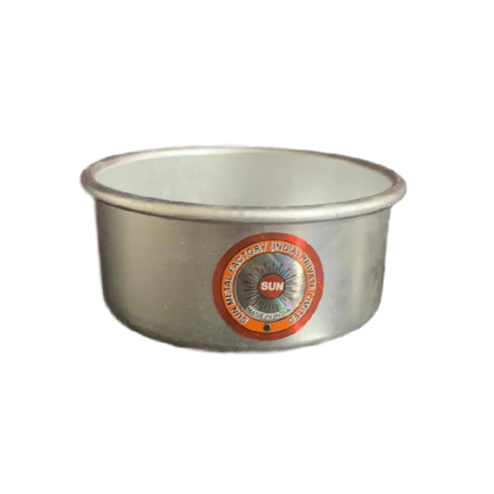 Silver Aluminium Round Cake Mould, Thickness Millimetre: 1.63 mm, Size: 110mm /Height 50mm