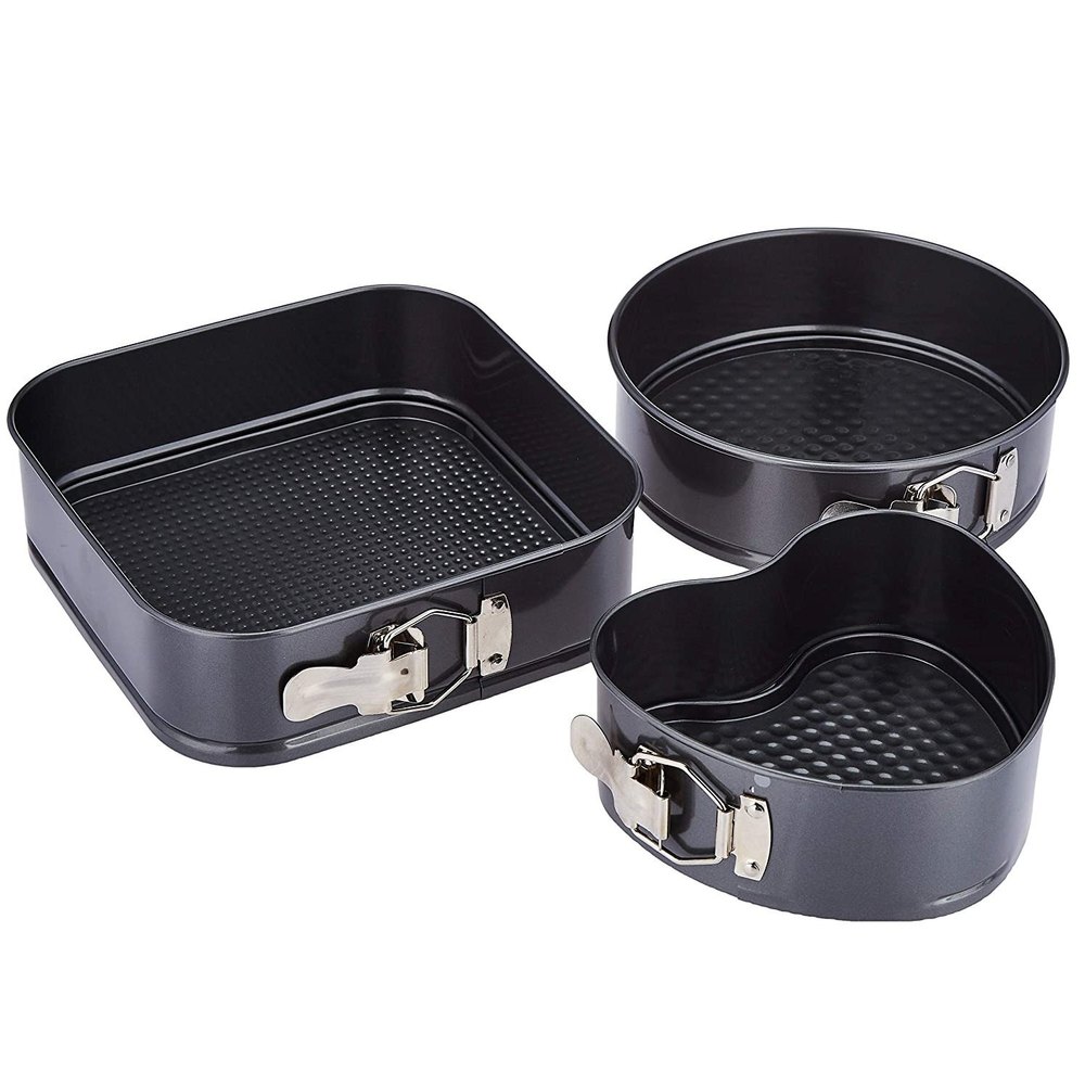 Multicolor Aluminium Cake Mold Set, For Cake, Brownies Baking