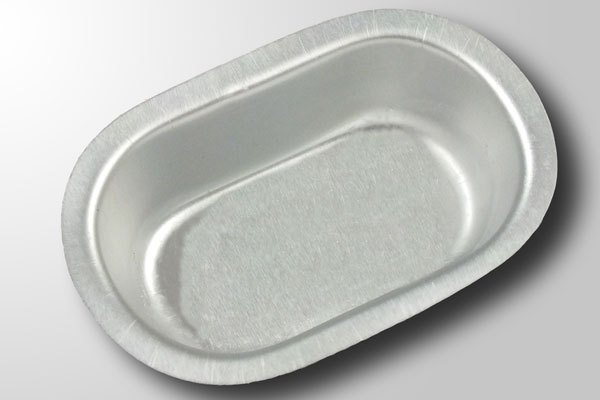 Silver Aluminium Oval Bar Cake (Vati)