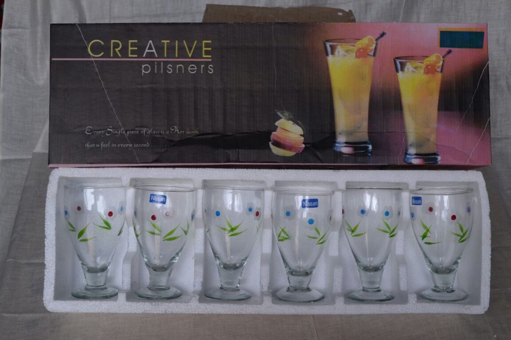 Creative Thermocol Wine Glass Set