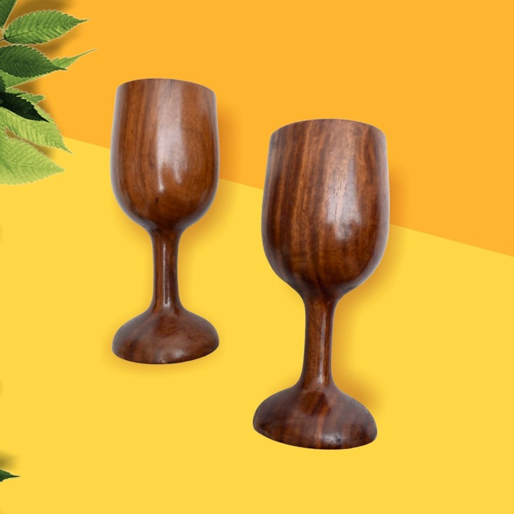 Wooden Wine Glass