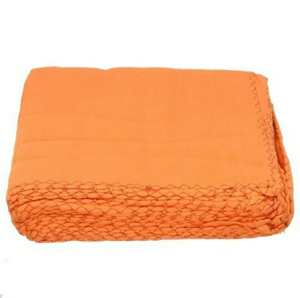 Cotton Orange Yellow Flannel Duster