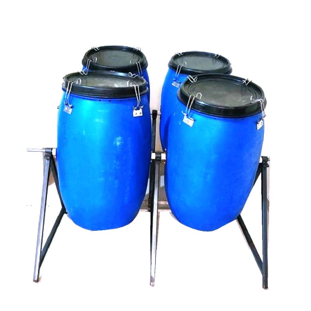 Open Top Cylindrical 10kg Bio Compost Bin Tumbler, For Organic Waste Composting